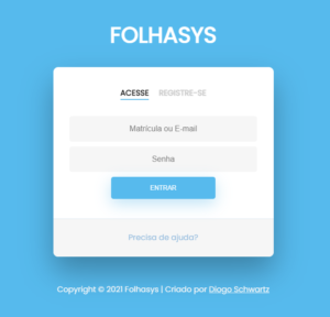 FOLHASYS - O Sistema de gestão de textos utilizado pela Folha Única - Criado por Diogo Schwartz