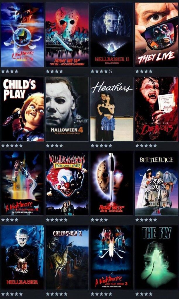 Halloween  Filmes clássicos de terror, Filmes antigos de terror, Cartazes  de filmes de terror